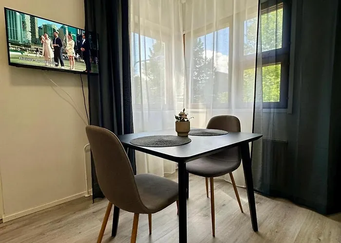 شقة Modern Studio, Good Location, Free Parking